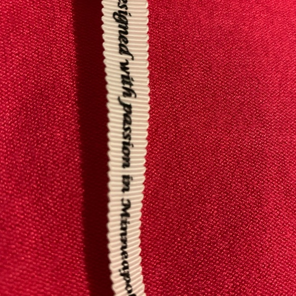  Leo And Nicole Red Women’s PXS Open Knit Sweater Tight Hem Flowy 1071 - Picture 8 of 11